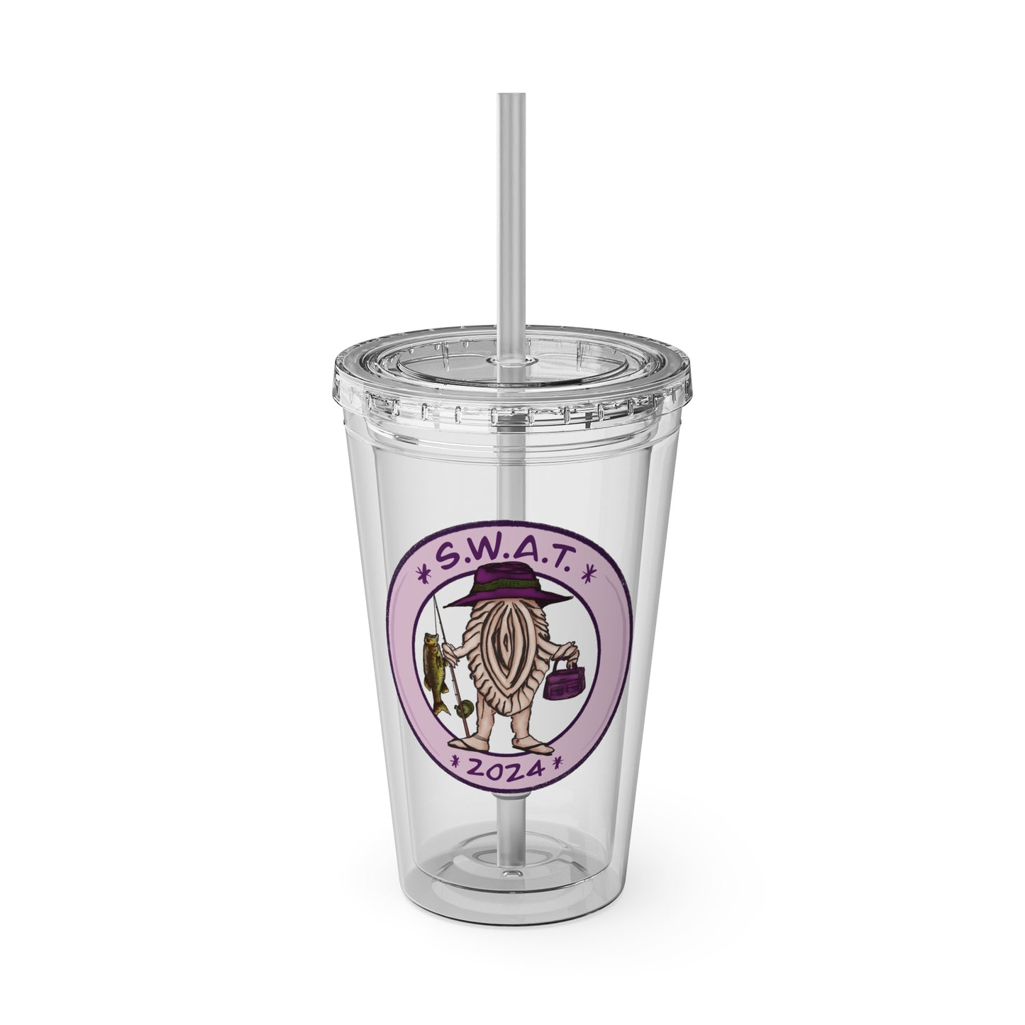 SWAT 2024 - Sunsplash Tumbler with Straw, 16oz